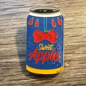 Sweet Apple Soda Blue Enamel Pin